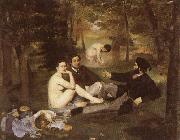 Edouard Manet Le dejeuner sur l herbe painting